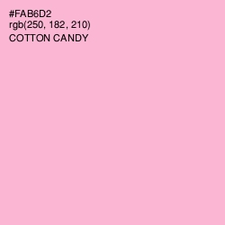 #FAB6D2 - Cotton Candy Color Image